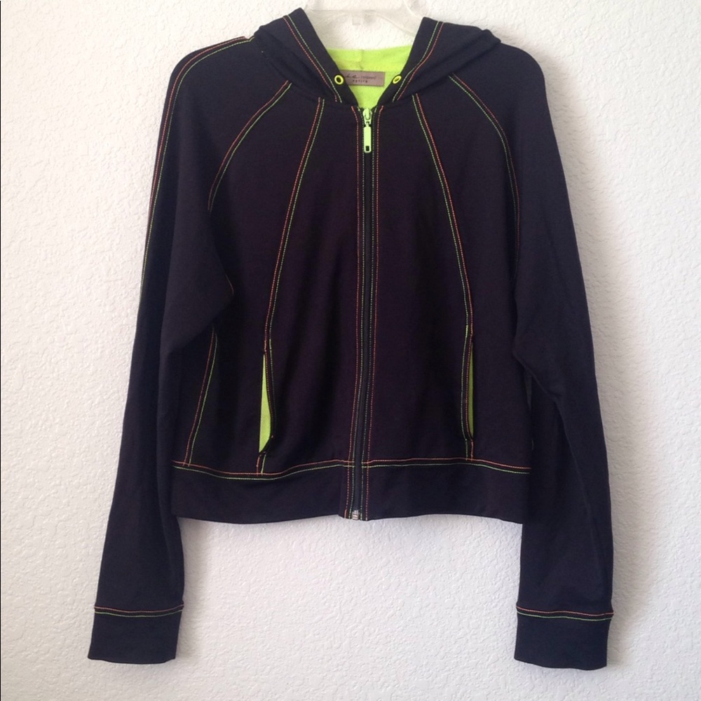 FINAL MARKDOWN Ladies' i.e. relaxed Hooded Zip Front Jacket xlp